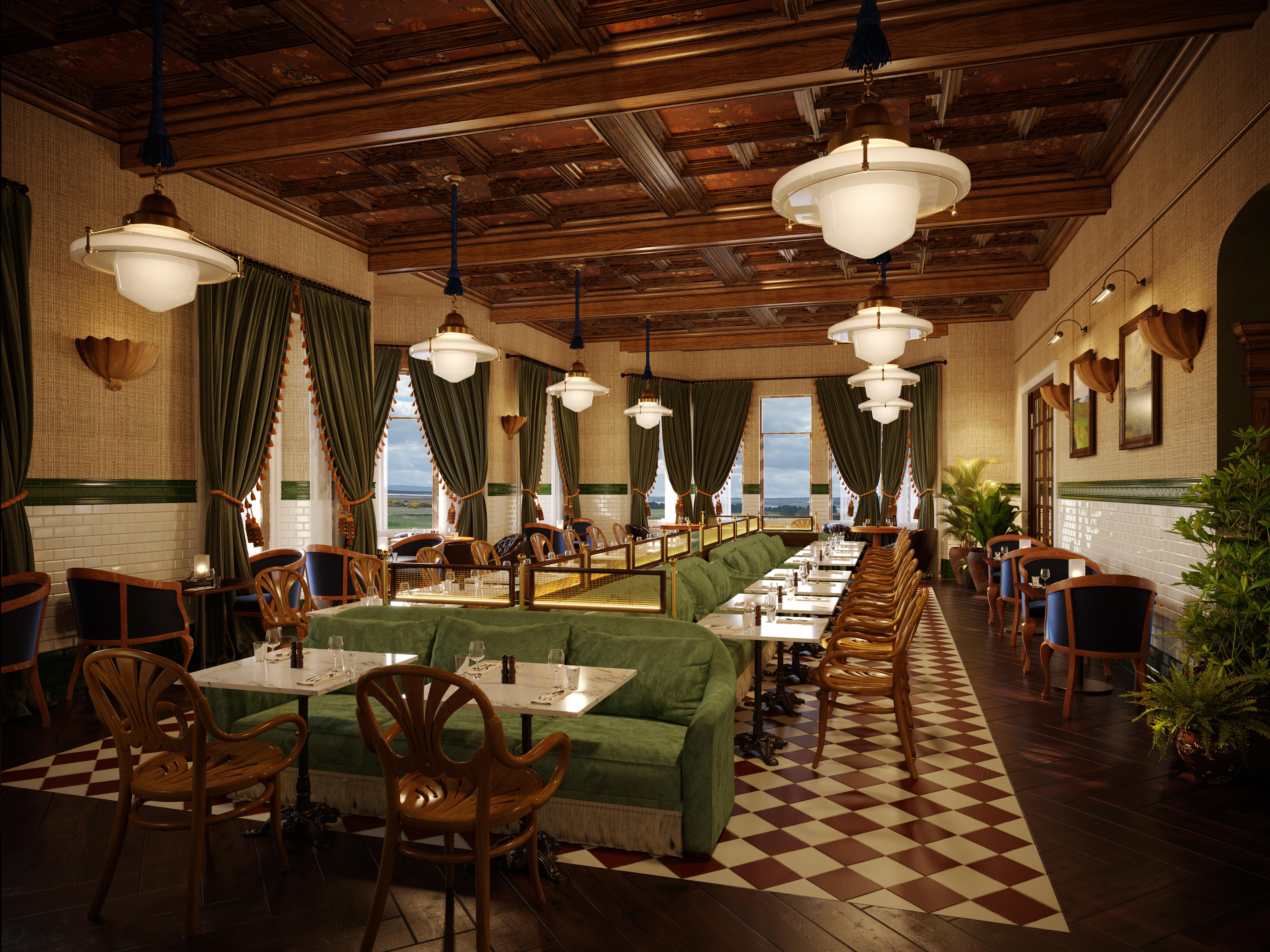 Dornoch Station Hotel Екстериор снимка The interior of the restaurant